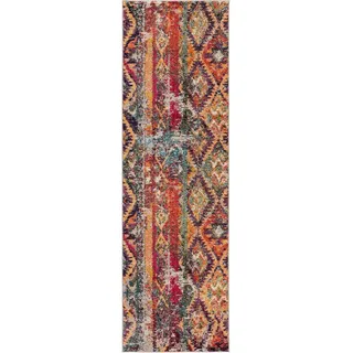 Kunstloft Teppich, Mehrfarbig, Kunststoff, Orientalisch, Rechteckig, 70x1 cm, Gots, wasserabweisend, Teppiche & Böden, Teppiche, Teppichläufer