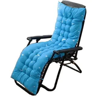 SDNAM Auflagen Für Gartenliegen, Liegestuhl Auflage 170/125 * 53CM Anti-Rutsch Kissen Liegenauflage, Garten Liege Stuhl Polster, Tragbare Innenhof Gepolstertes Bett Relax-Liegestuhl(18F,110 * 40cm)