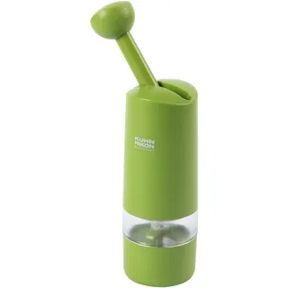 Kuhn Rikon RATCHET Gewürzmühle grün, Mühle mit ergonomischem Komforthebel, einstellbarer Mahlgrad von fein bis grob