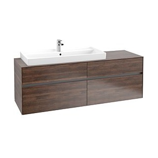 Waschbeckenunterschrank 160 x 55 cm Arizona Oak