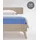 Single-Jersey 90 x 190 - 100 x 200 cm mittelblau