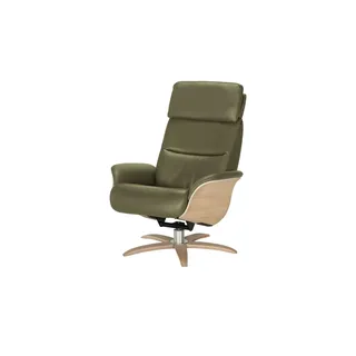 Nils Olsen Relaxsessel Balance Leder 80 x 112 x 121 cm Grün mit Relaxfunktion