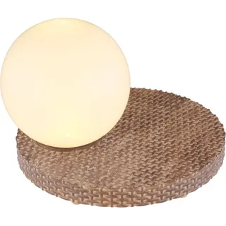 Solarleuchte Garten Kugel Rattan Solarlampe Außen Außenleuchte Solar 36851