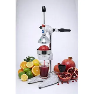 CANCAN Entsafter Professionelle Orangenpresse Granatapfelpresse Farbe Silber silberfarben