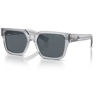 Prada Herren Sonnenbrille PR 03ZS Transparent Grau/Blau 54/19/140, Transparentes Grau/Blau, 54/19/140 - 54/19/140