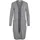 Longstrickjacke grau M