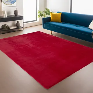 Ayyildiz Joy 1400 Kurzflorteppich 120 x 160 cm Rot
