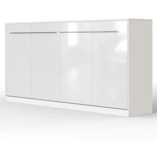 SMARTBett Schrankbett Standard 90x200 120x200 140x200 160x200, 41 FARBKOMBINATIONEN horizontal/quer oder vertikal/hochkant klappbar