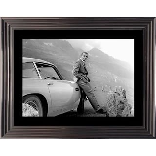 James Bond S.Connery 60*80 cm schwarz"Bild mit Rahmen James Bond S.Connery 60*80 cm"