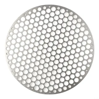 Runder Edelstahl-Grillrost, rundes Grillnetz, Drahtgeflecht, Gestell für Outdoor-Camping, Kochgeschirr, runder Grillrost (30 cm)