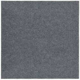 Teppich Schmutzfangläufer 100x100 cm Grau, furnicato, Quadrat grau