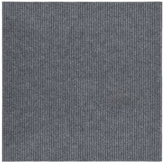 Teppich Schmutzfangläufer 100x100 cm Grau, furnicato, Quadrat grau
