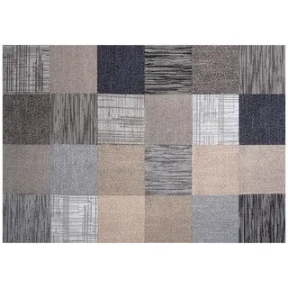 Vevor Teppichfliesen 500 x 500 x 6 mm, 24er-Pack, selbstklebender Teppichboden mit Fläche von 6,2 m2, Teppich Bodenbelag, einfacher DIY-Austausch für Wohnzimmer und Büro, mehrfarbig