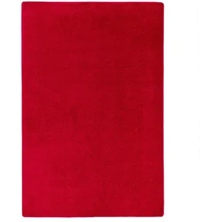 Snapstyle Hochflor Velours Teppich, Luna Rot, 80x200cm