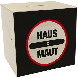 Haus Maut Spardose aus Holz Euro Originelle und geistreiche Spardose aus Holz zur humorvollen Mautzahlung und Mautgebühr-Sammlung zu Hause