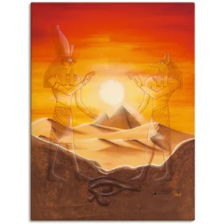 Wandbild »Ägypten«, Afrika, (1 St.), als Alubild, Outdoorbild, Leinwandbild, Poster, Wandaufkleber, 21158965-0 orange B/H: 45 cm x 60 cm