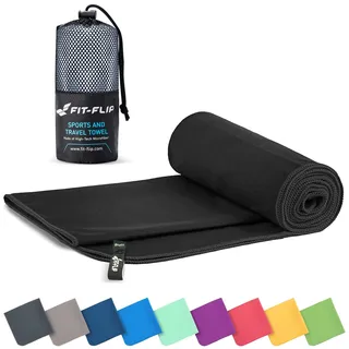 Fit-Flip Mikrofaser Handtuch schnelltrocknend für Fitness, Sport & Sauna