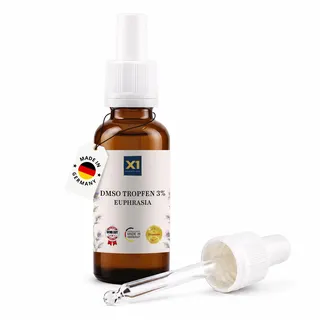 X1 Augentropfen - DMSO 3% - isotonischer Lösung in Apotheker Qualität, Augentrost (Euphrasia)