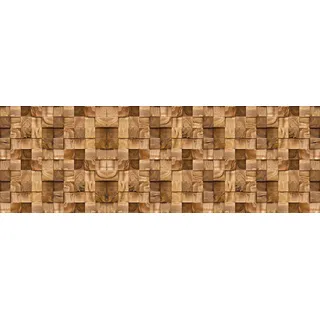 HUBDECO - Teppich - Küchenteppich - Badezimmerteppich - Badteppich - Küchenläufer - Teppich Läufer - Teppich Küche - PCV, Vinyl - rutschfest - Holz Imitat - 60x180cm