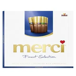 Merci Finest Selection Helle Vielfalt Pralinen 10 Packungen 250 g