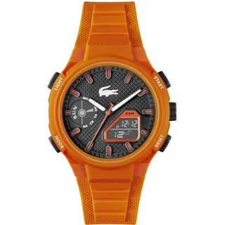 Lacoste LC33 Kollektion Analoge-Digitale Multifunktions-Quarzuhr mit Silikonarmband