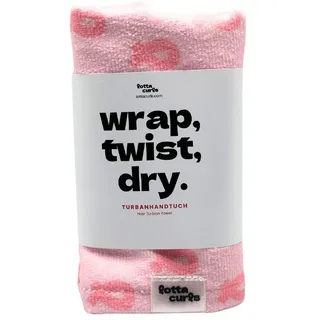 lotta curls Haarturban Mikrofaser pink