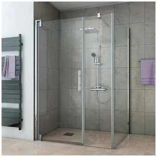 Breuer Europa Design Seitenwand 0296 rechts 90 cm für Drehtür mit Festelement 0296.011.001.004, Duschkabinen,