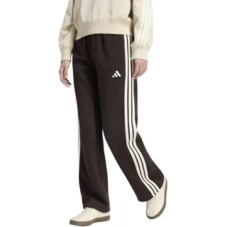adidas Essentials 3-Streifen Open-Hem French Terry Hose Braun L