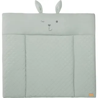 roba® Wickelauflage Style, Soft, frosty green, mit aufgesticktem Gesicht grün