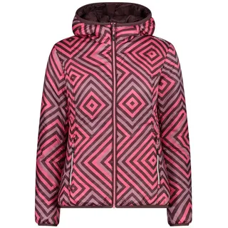 CMP Damen Jacke Woman Reverse Jacket Fix Hood 33Z5136-00ZN 42 - Plum-Fard-Pink Fluo - 42