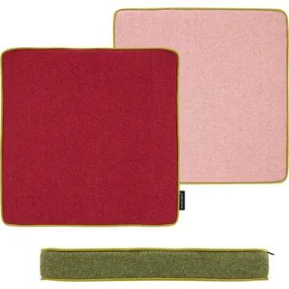 REMEMBER Cranberry Sitzkissen 40 x 40 cm Mehrfarbig