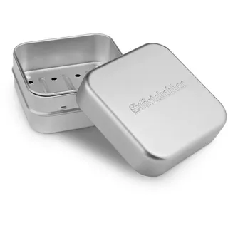 Störtebekker Shaving Accessories Seifendose Aluminium Grau/Rosa
