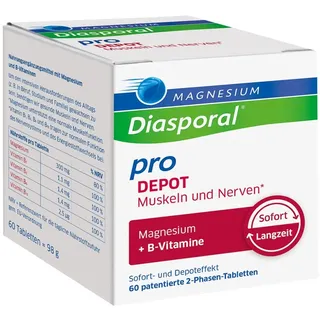 MAGNESIUM Diasporal Pro Depot Patentierte 2-Phasen-Tabletten 60 St.