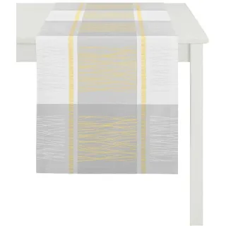 Apelt Tischläufer Como 44x140 cm | gelb-grau - gelb;grau;weiß