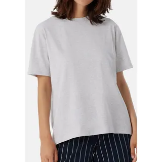 SCHIESSER Mix & Relax Pyjama-Shirt Grau-meliert XS