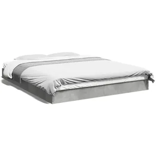 vidaXL Bettgestell 160 x 200 cm Grau