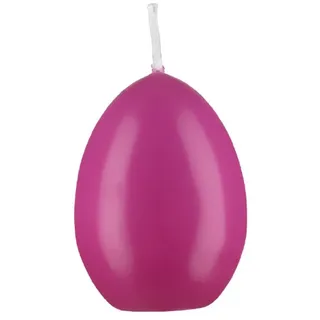 eikerzen XXL, Straußenei Fuchsia, 20 x 14 cm, 1 Stück, Ostereikerzen, Straußenei-Kerzen