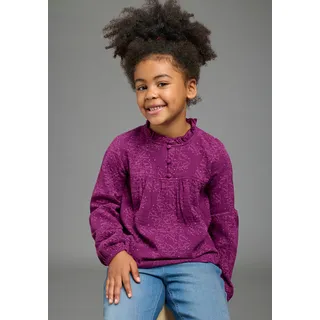 Scout Druckbluse in beere gemustert), - Gr.: 128/134