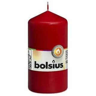 Bolsius Stumpenkerze 12 cm rot