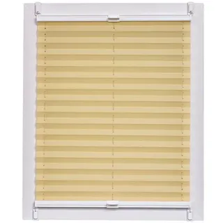 Büscher Sunlines Plissee »Crepe« Lichtschutz 75 cm breit gelb, 75x150 cm