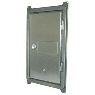 Marley Kamintür verzinkt 150 x 300 mm Edelstahl Silber