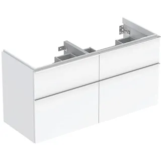 Geberit Waschtischunterschrank 4 Schubladen 118,4 x 61,5 x 47,6 cm Weiß