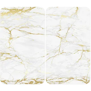 Wenko Marmor Gold Herdabdeckplatten 2 St.