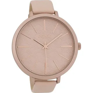 Oozoo Damenuhr Mit Lederband 48 MM Pinkgrau C9675