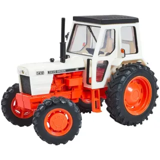 Britains, David Brown 1410 4WD Traktor Modell, 1:32 Maßstab Sammlerfahrzeug, Druckguss Nachbildung, Mit Front- Und Heckkupplung, Klassisches Design Mit Allrad-Details, Für Kinder Und Modellfans