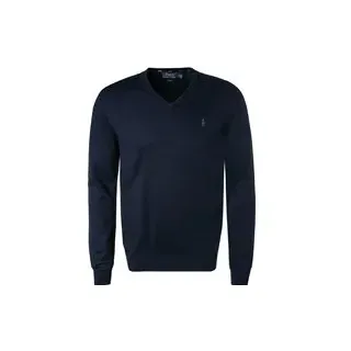 Polo Ralph Lauren Herren Pullover blau unifarben Slim Fit, blau, NOS