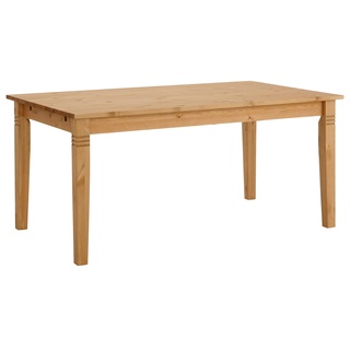 Esstisch HOME AFFAIRE Tische Gr. B/H/T: 180 cm x 75 cm x 90 cm, ohne Schublade, beige (natur geölt) Home Affaire wahlweise mit Schublade