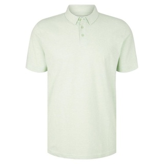 TOM TAILOR Poloshirt Poloshirt Kurzarmshirt mit Polokragen gestreift (1-tlg) grün L