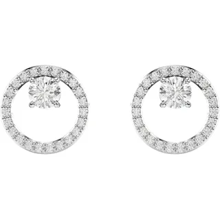 Swarovski Ohrstecker Constella Weiß Rhodiniert 5692262 10,2mm