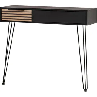 welltime Konsole Hank, Konsolentisch, Made in Germany, B: 100 cm, Solide Verarbeitung - Dieses Produkt ist in Deutschland gefertigt schwarz